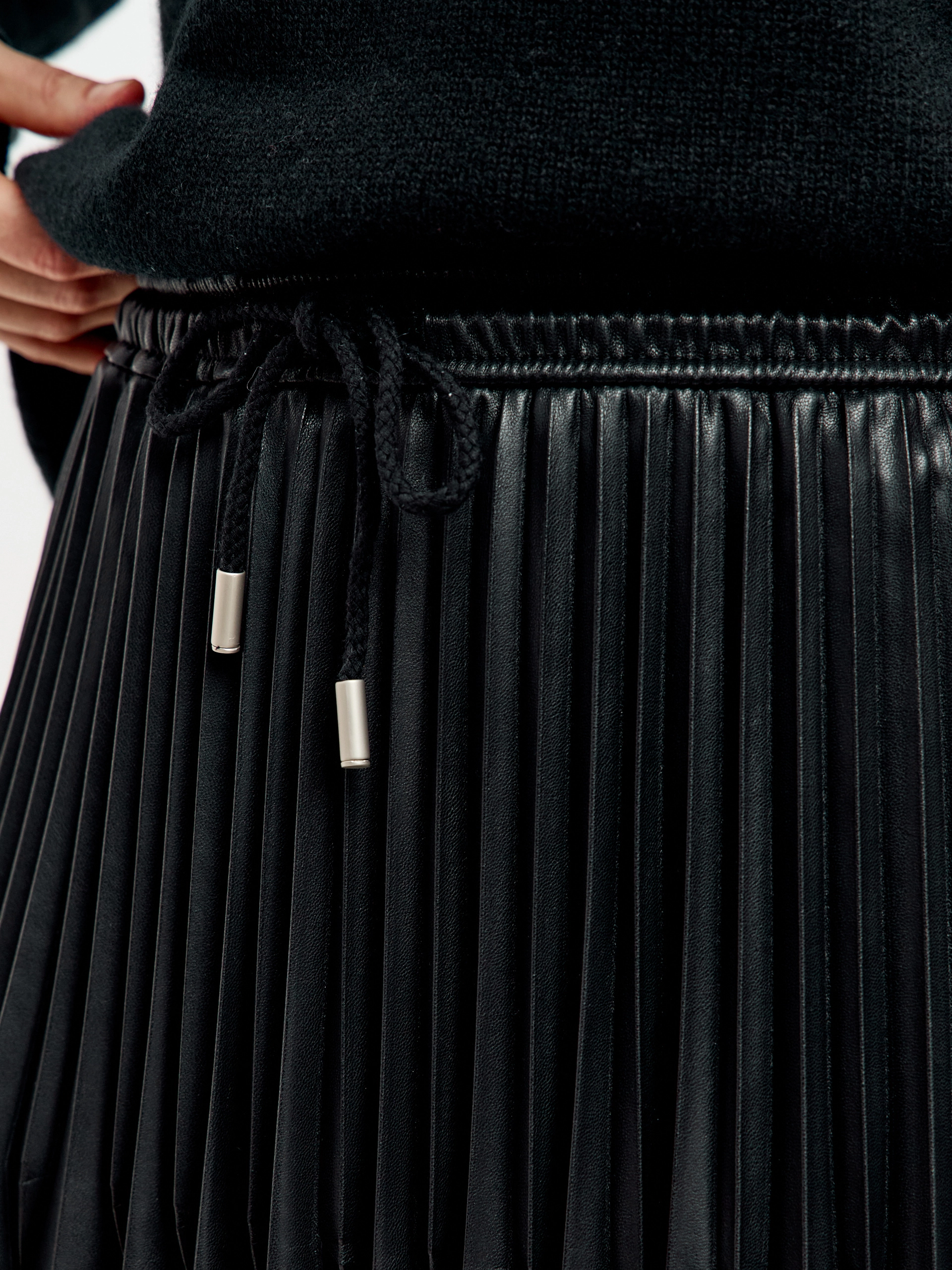 Кожаная юбка