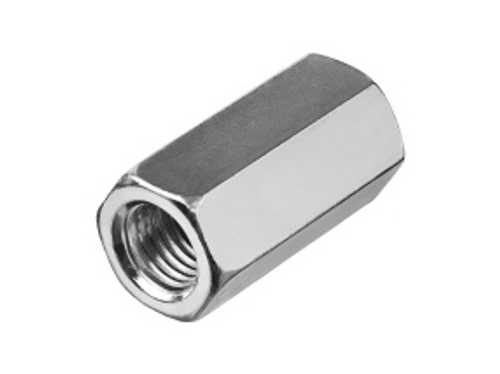 Гайка соединительная нержавейка М8 DIN 6334 A2 (100шт/уп)