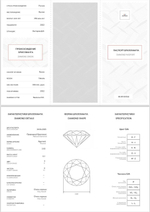 Бриллиант природный круглой огранки 0,1 карата, чистота 6, бесцветный, сертификаты, месторождение Якутия
