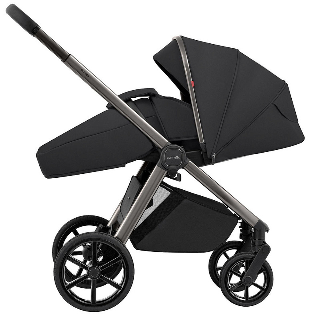 Коляска 2 в 1 Carrello Omega CRL-6530/1 Absolute Black