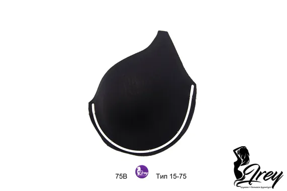 Чашки спейсер АМ-01, 75В-80А-70С-65D, черный 170