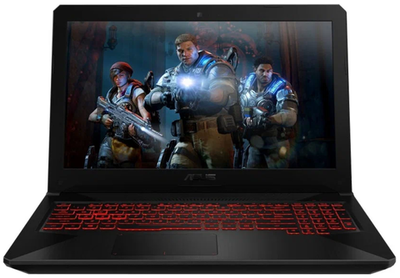 15.6" Ноутбук ASUS TUF Gaming FX504GE (1920x1080, Intel Core i5-8300H, RAM 8ГБ, SSD 128ГБ, Nvidia GeForce GTX 1050 Ti, Windows 10 Home)