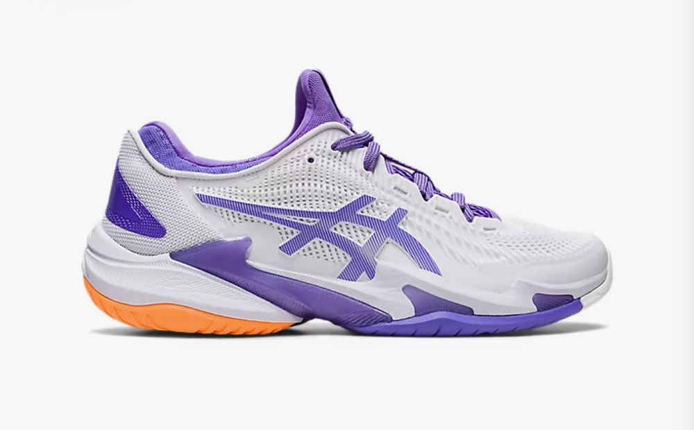 ASICS, COURT FF 3 CLAY, , WHITE/AMETHYST, WOMEN, US 6 /EUR 37 /UK 4 /СМ 23