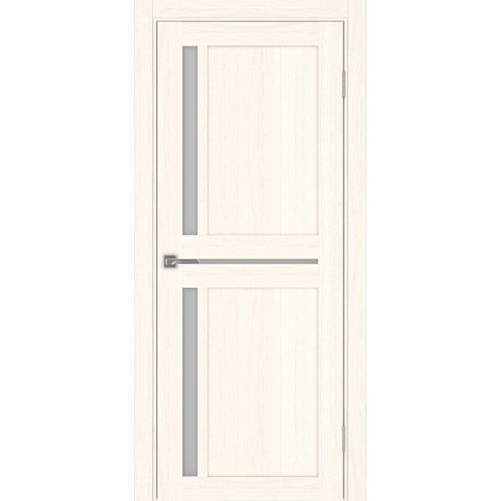 Купить Межкомнатная дверь экошпон Турин 523.221 ясень светлый остеклённая