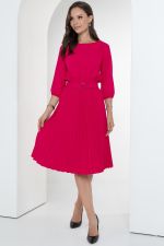 Платье Идеальный силуэт (гофре, малина) Diolche (Акция)