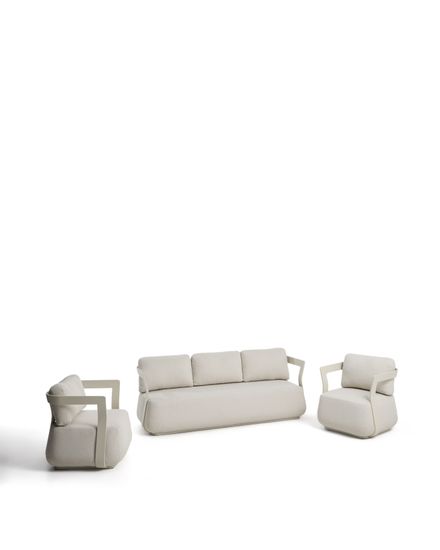 Комплект садовой мебели Tamaris из алюминия цвета экрю