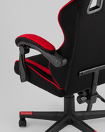 Кресло спортивное TopChairs Shadow ткань черно-красный