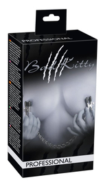 Металлические зажимы на соски Kette mit Klemmen с соединительной цепочкой (Цвет: серебро)