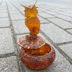 Шкатулка "Сова" (круглая)