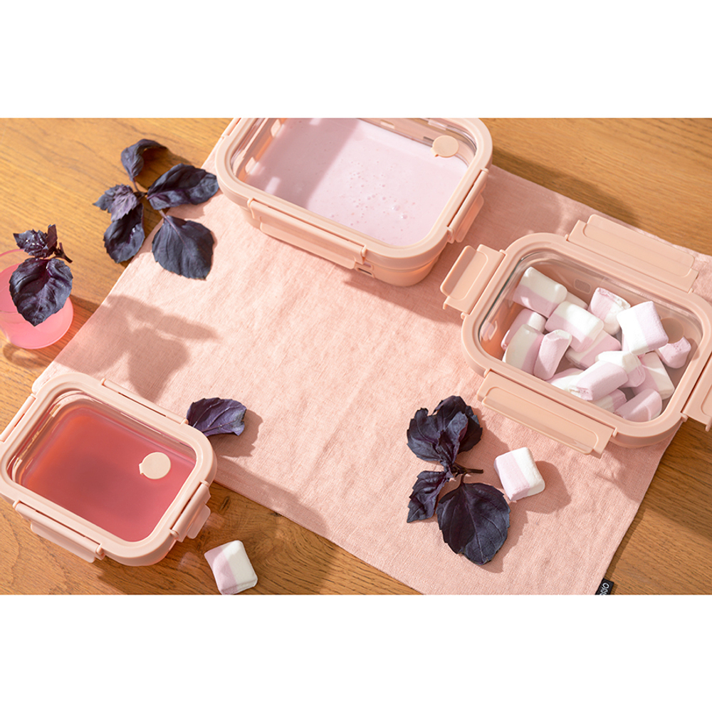 Контейнер для запекания, хранения и переноски продуктов в чехле smart solutions, 1050 мл, бежевый