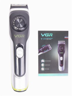 Машинка для стрижки VGR V-028, черно-серый