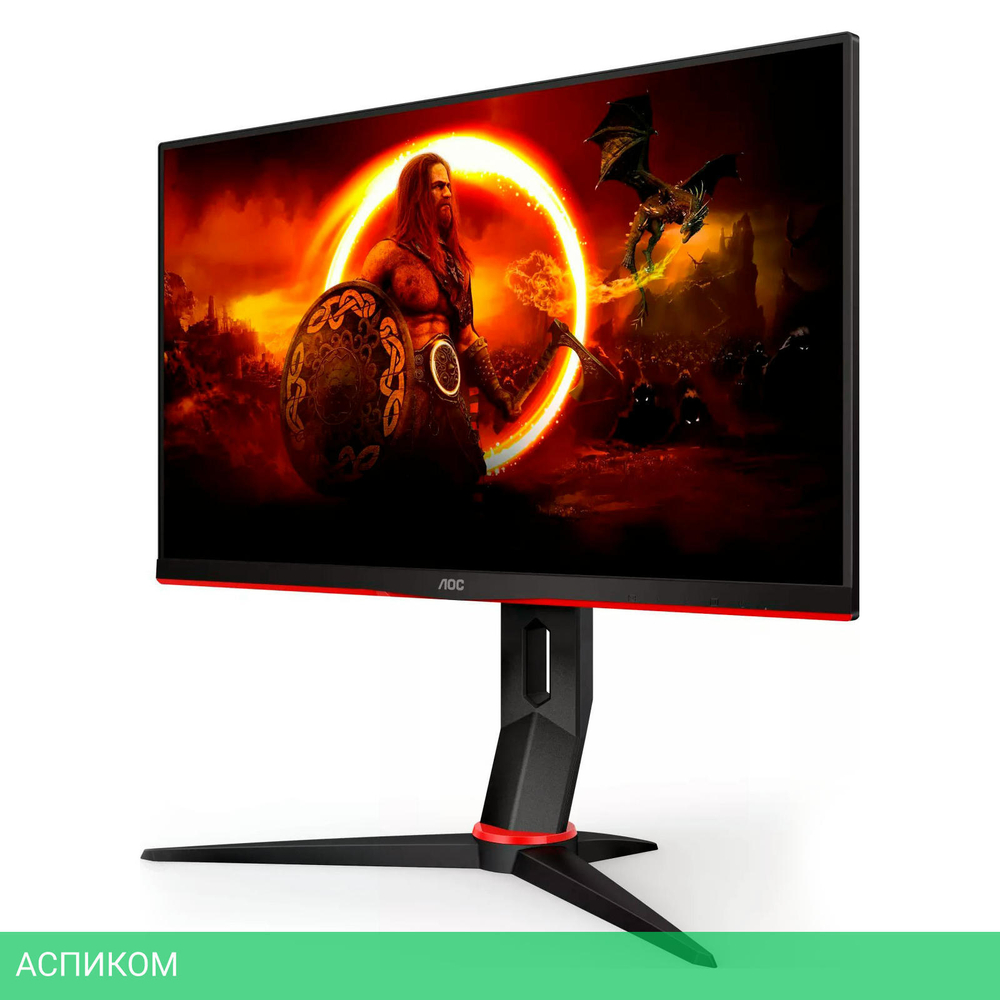 Монитор AOC Q24G2A/BK черный/красный