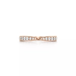 Кольцо из розового золота с бриллиантами, Tiffany 💎 Harmony. Единственное в наличии