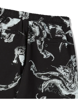 Шорты с принтом "мрамор"