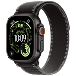 Apple Watch Ultra 3 GPS + Cellular 49mm Black Titanium Case with Black/Charcoal Trail Loop - S/M,Model A3281