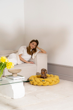 Лежанка "Пони-Колосони" Горчичная