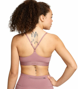 ТОП теннисный Nike Indy Light Support Padded Adjustable Sports Bra - Розовый