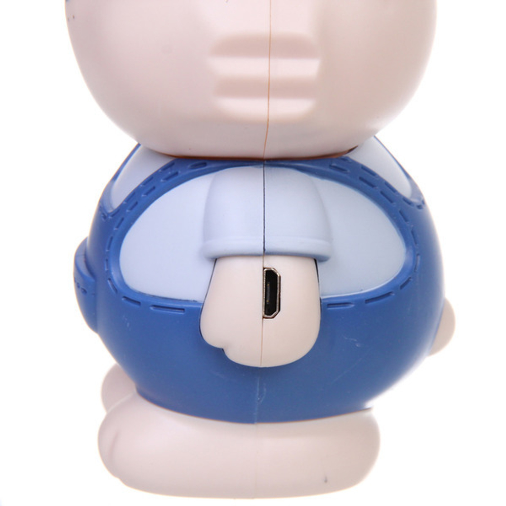 Настольная лампа «Sweet - rabbit» LED 6,2*6,5*29,5 см, USB 1.5w 3.7v, Голубой