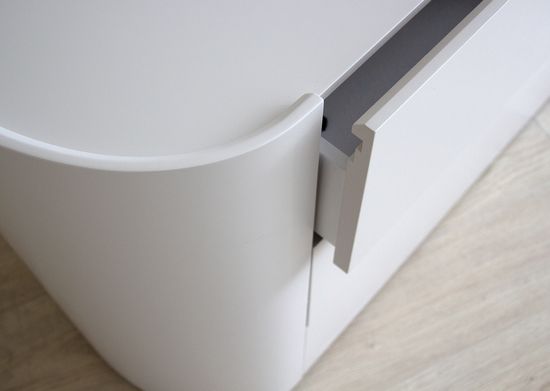 Комод Lagom 3 ящика ширина 120 см (дымка)