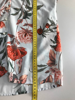 Блузка Lime цветочная, маркировка XS, визуально на 42 размер