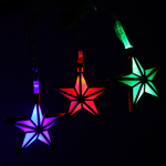 Гирлянда для дома 4м 28 ламп LED с насадками ЗОЛОТАЯ ЗВЕЗДА, прозрач.пров., авторежим.,IP-20 RG/RB (возможность соединения)