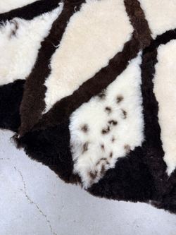 Ковер шкура натуральная овчина меховой
