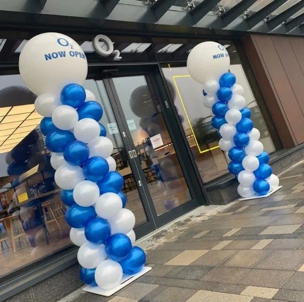 Стойка колонна из шаров для магазина