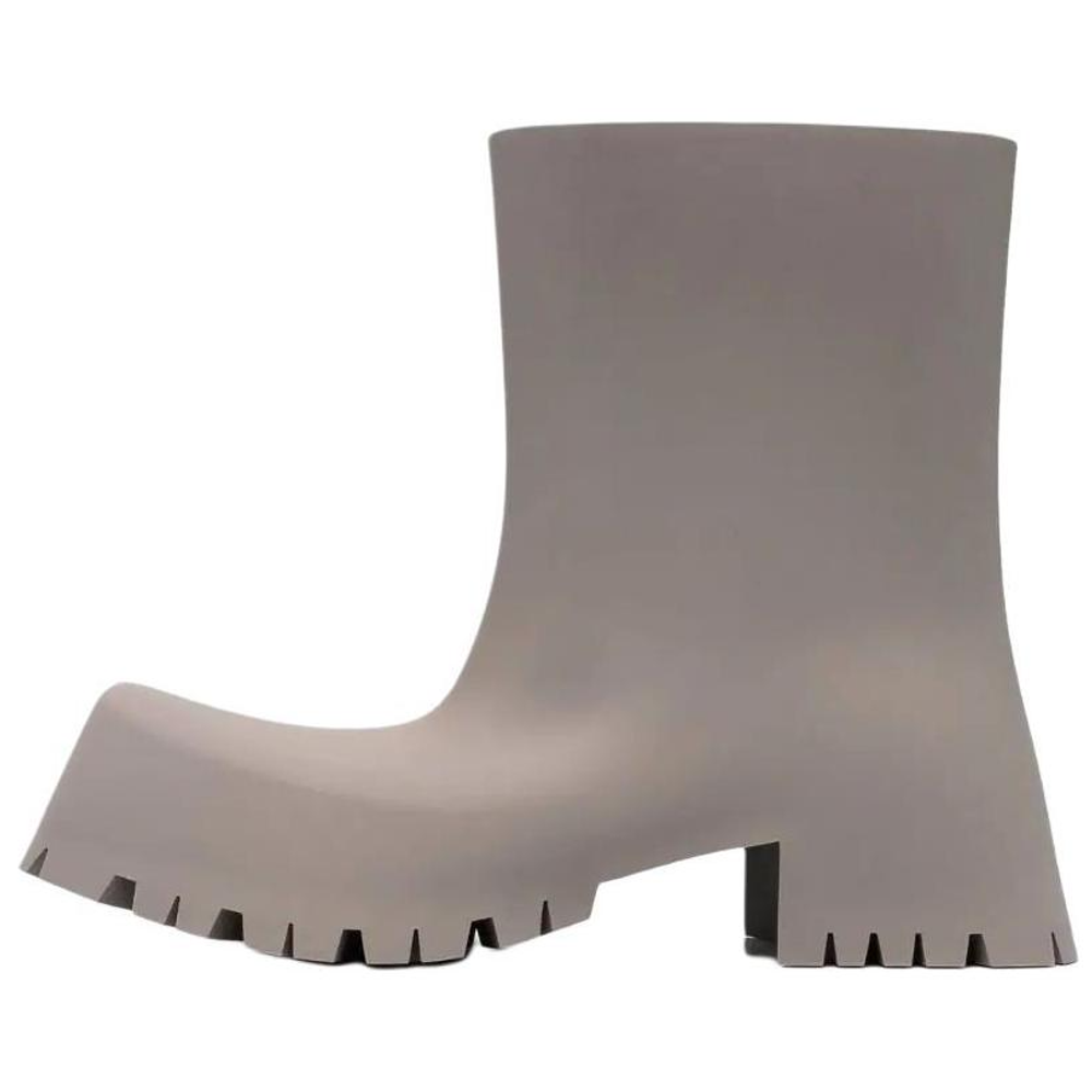 Balenciaga Trooper Rubber Boot Beige Women"s