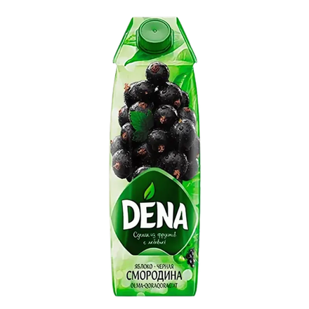 Сок натуральный Dena яблоко-смородина 1 л