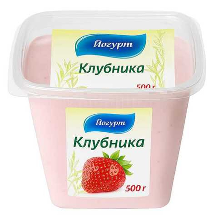 Йогурт Киреево Клубника 500 гр