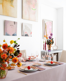 Набор бокалов для коктейля 2шт 160мл Klimchi Тени розовый