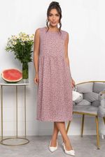 Платье Алена (пудра) П13812-48М LT Collection