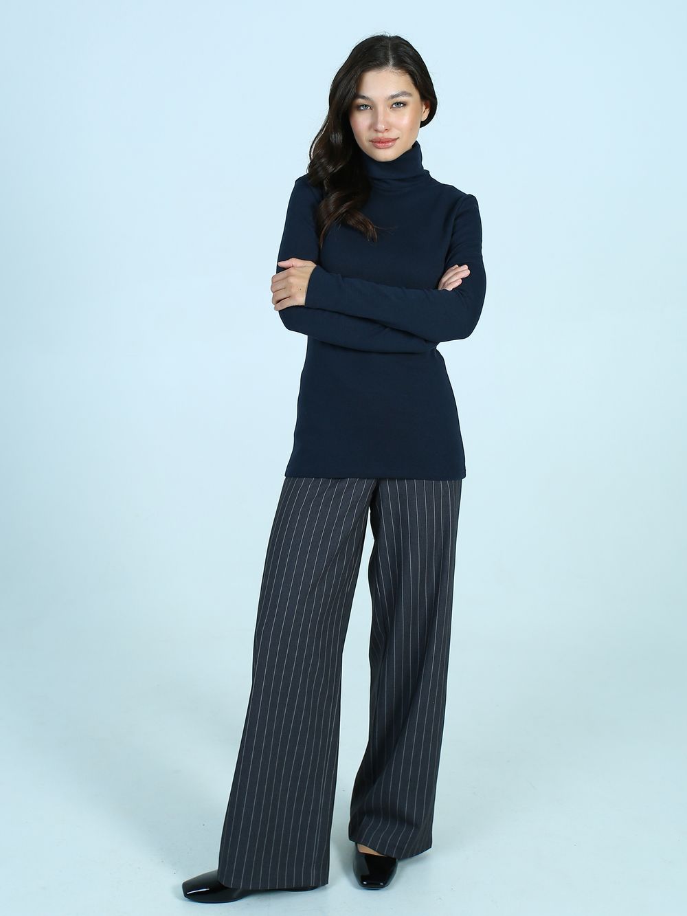 С-1672-2 Водолазка женская с начёсом