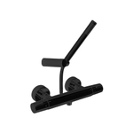 Смеситель термостатический для душа с душевым комплектом TZAR 343401DNM чёрный