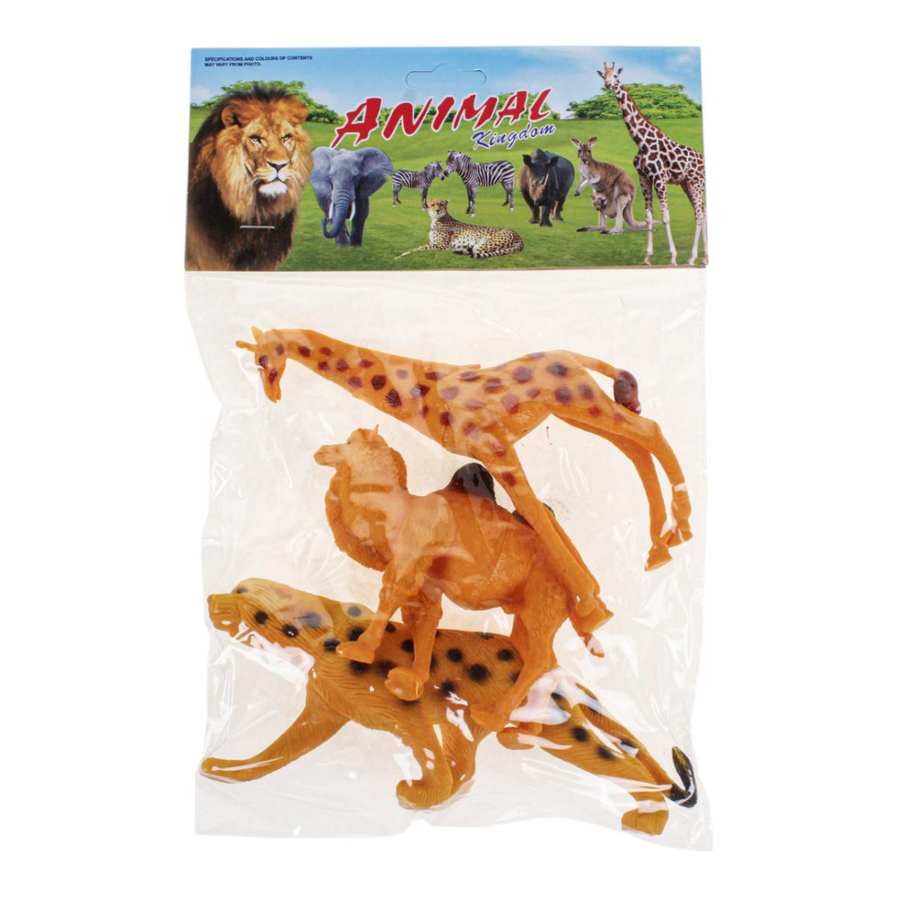 Набор диких животных 3шт, пакет DY618-41