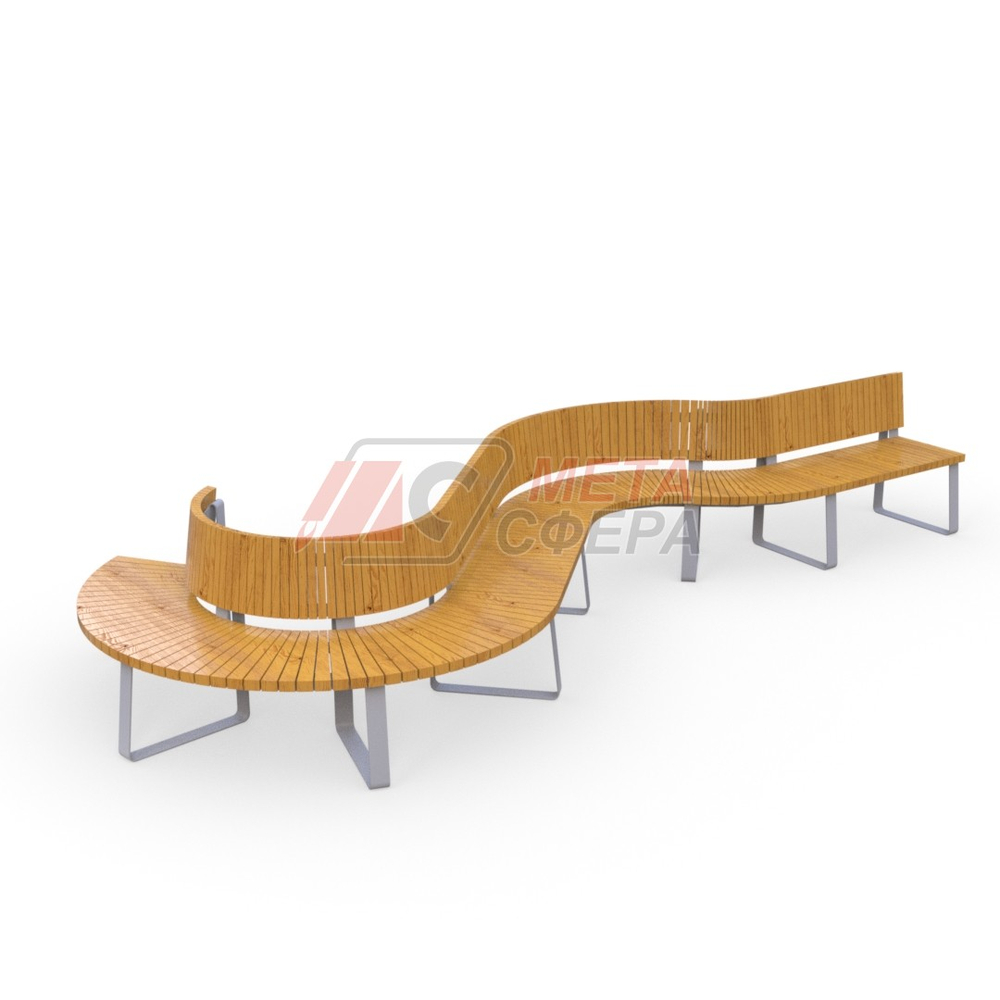 Скамейка Змейка