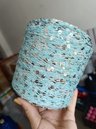 Лазурь, пайетки серебряные глянцевые , арт. AW013 КОРОЛЕВСКИЕ ПАЙЕТКИ (КОПИЯ LUSTROSA)