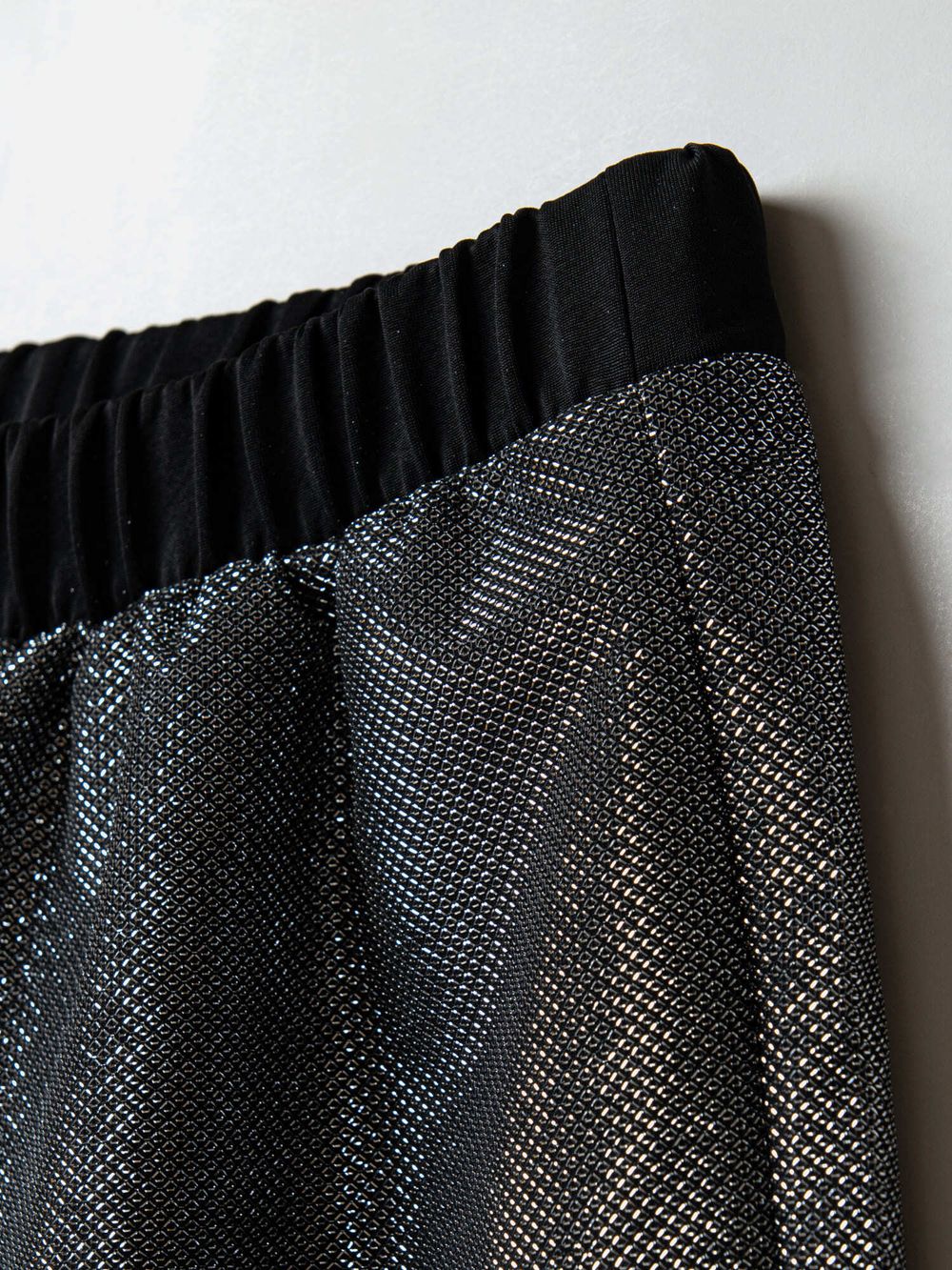 Брюки палаццо из люрекса "Серебро" женские