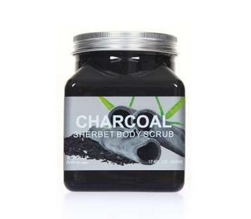 СКРАБ ДЛЯ ТЕЛА WOKALI CHARCOAL SHERBET BODY SCRUB (С УГЛЕМ) (350МЛ)