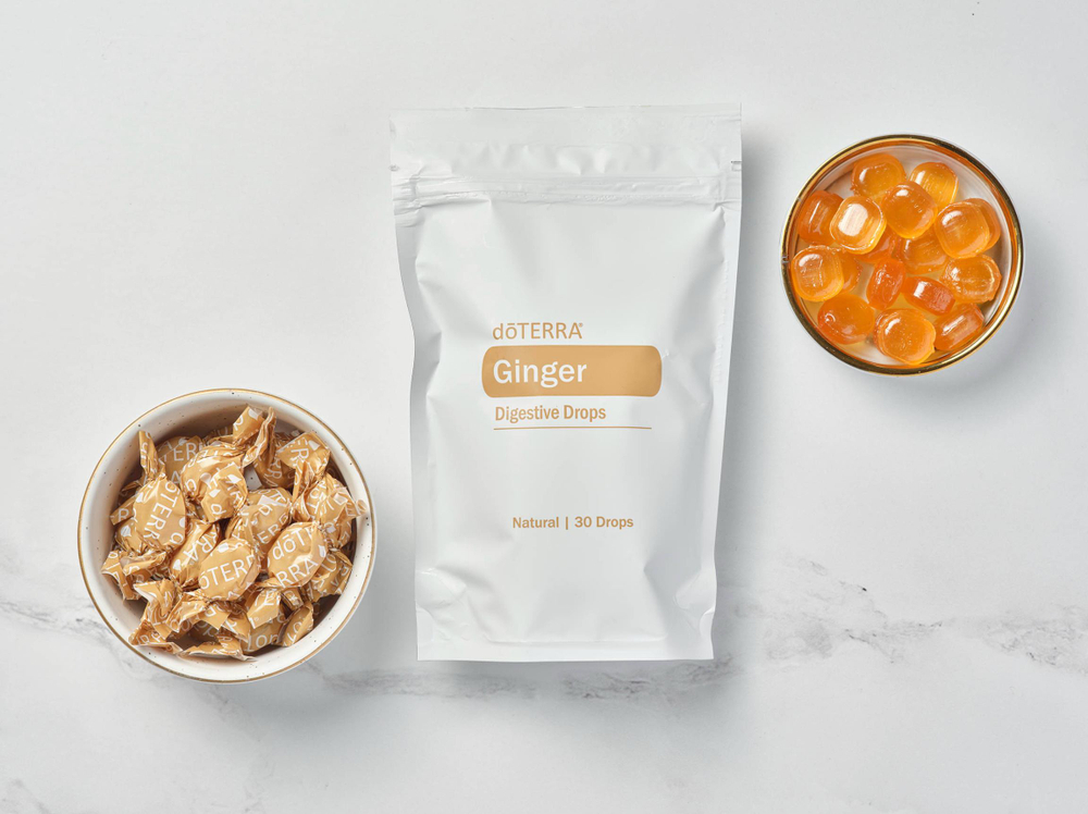 Имбирные леденцы для горла dōTERRA «Ginger», 30 шт