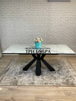 Кухонный раздвижной стол "Спайдер", итальянский мрамор