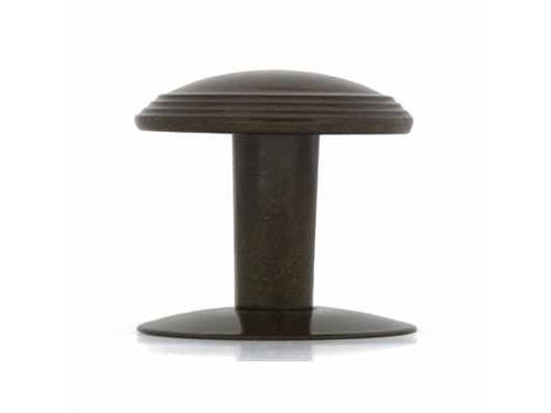 Ручка-кнопка РДК-115-Коричневый Блеск Реж (60шт/уп)