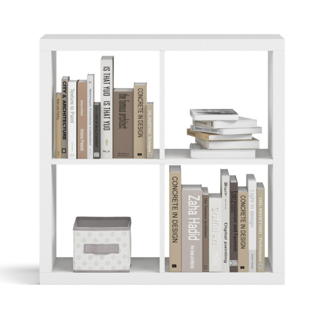 Cтеллаж Фора 4, 77*38*77 см, белый