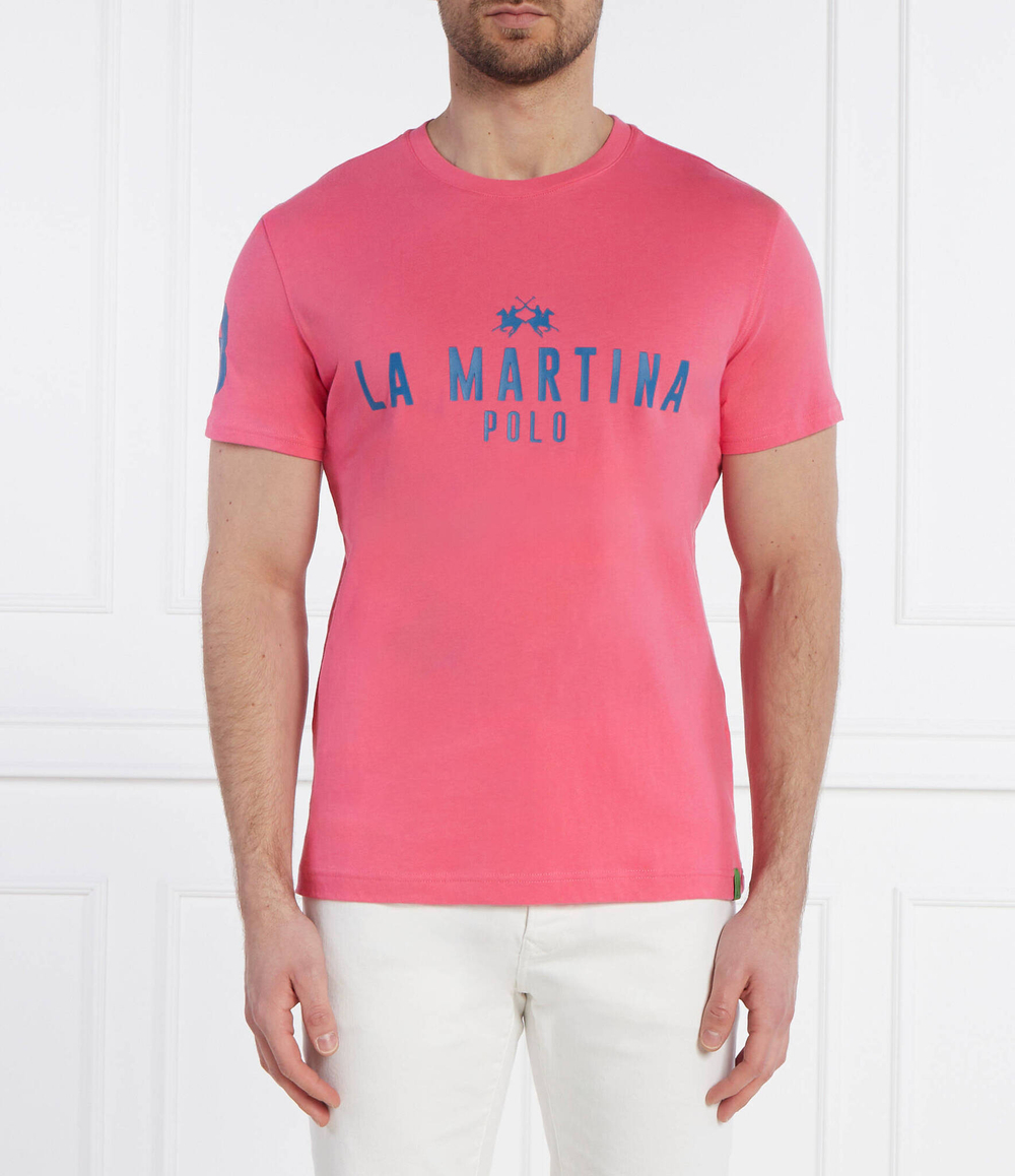 Футболка La Martina - коралловый(YMR322 JS206)