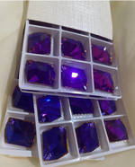 Стразы пришивные, Cosmic, Violet Blue, 001VB, 17*21mm, (75 ea/pkg), 5A+best, (F2)