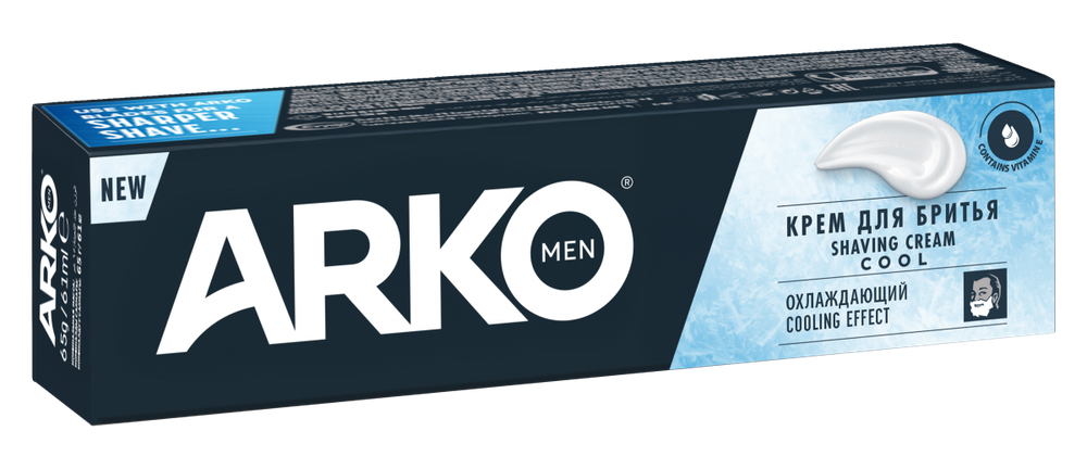ARKO MEN Крем для бритья, Cool, 65гр., блок 72шт., АРКО