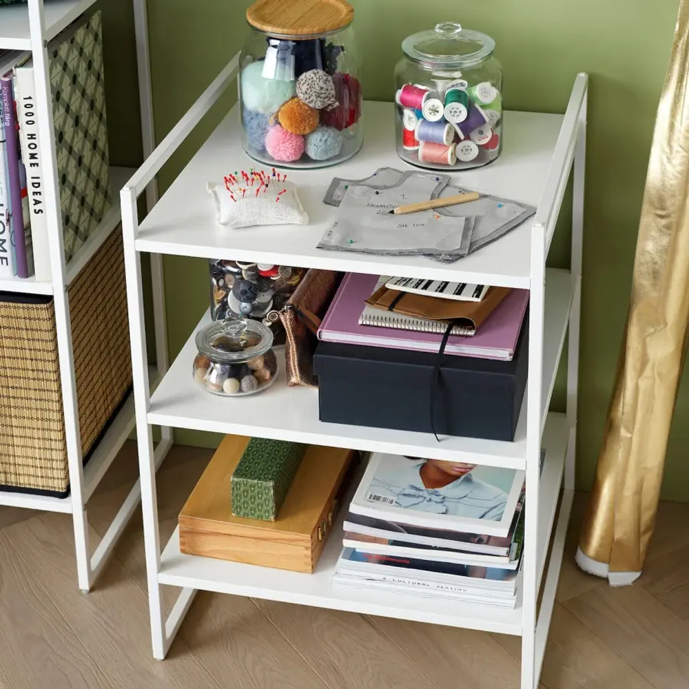 Открытый шкаф - JONAXEL IKEA/ЙОНАКСЕЛЬ ИКЕА, 51х160х162 см, белый