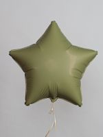 F Шар (18''/46 см) Звезда, Оливковый, Матовый (БГ-17)