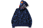 A Bathing Ape Color Camo Shark Wide Full Zip Double Худи