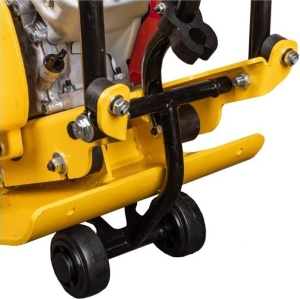 Виброплита VEKTOR VPG-70E колеса, бак, стальная база 3295